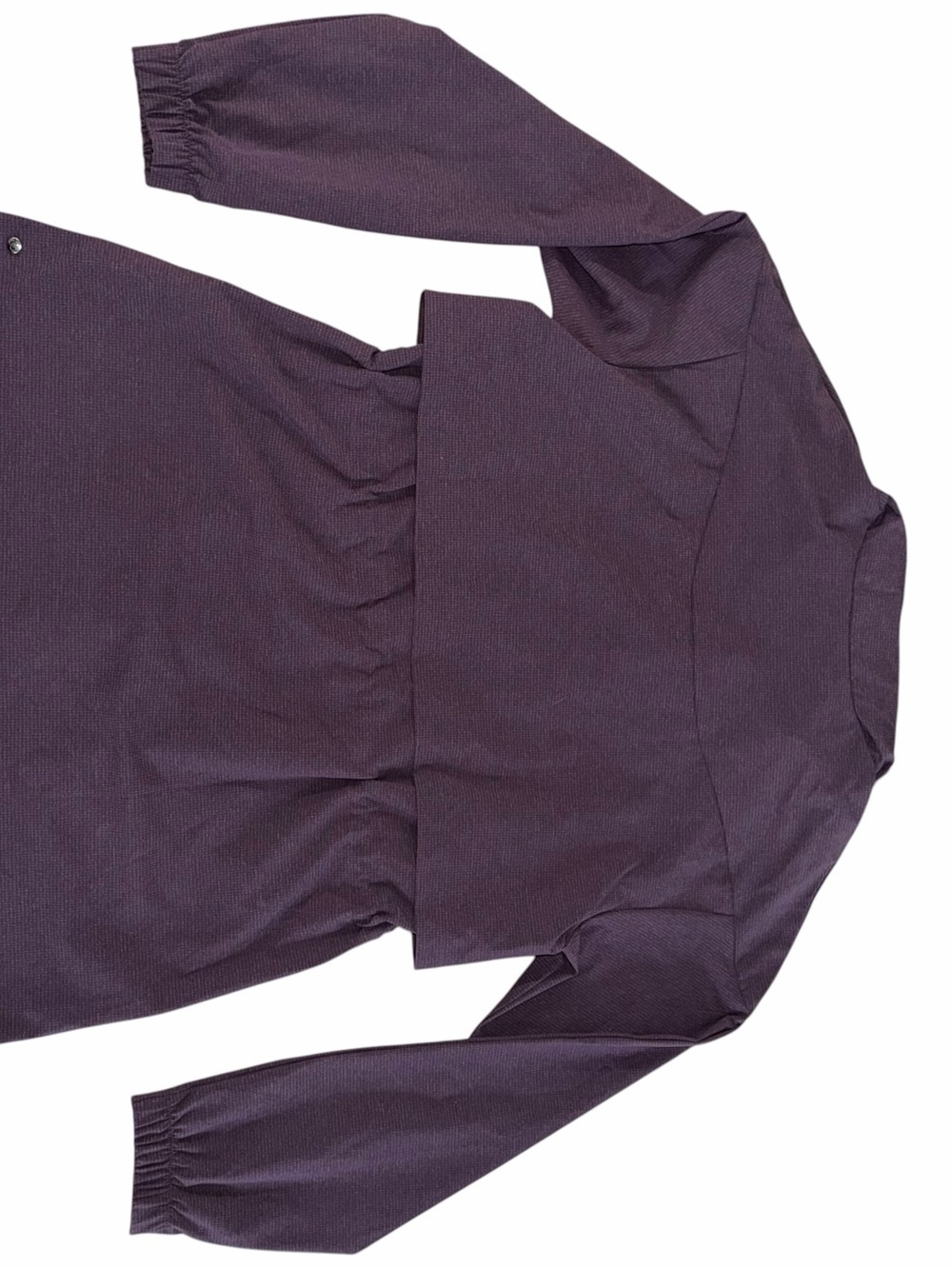 Zella Packable Hooded Rain Jacket Purple Utility Travel Coat Womens Small - Picture 9 of 10